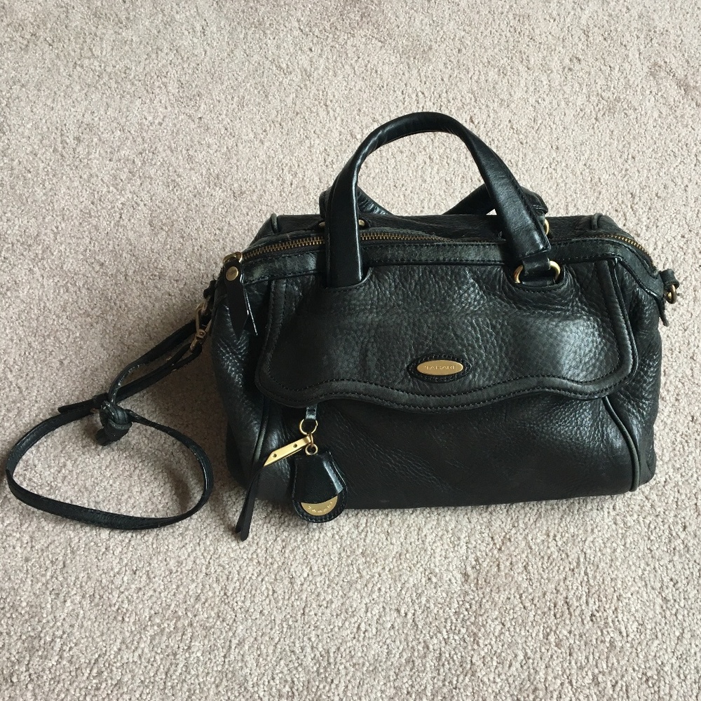 Genuine leather Tahari Satchel